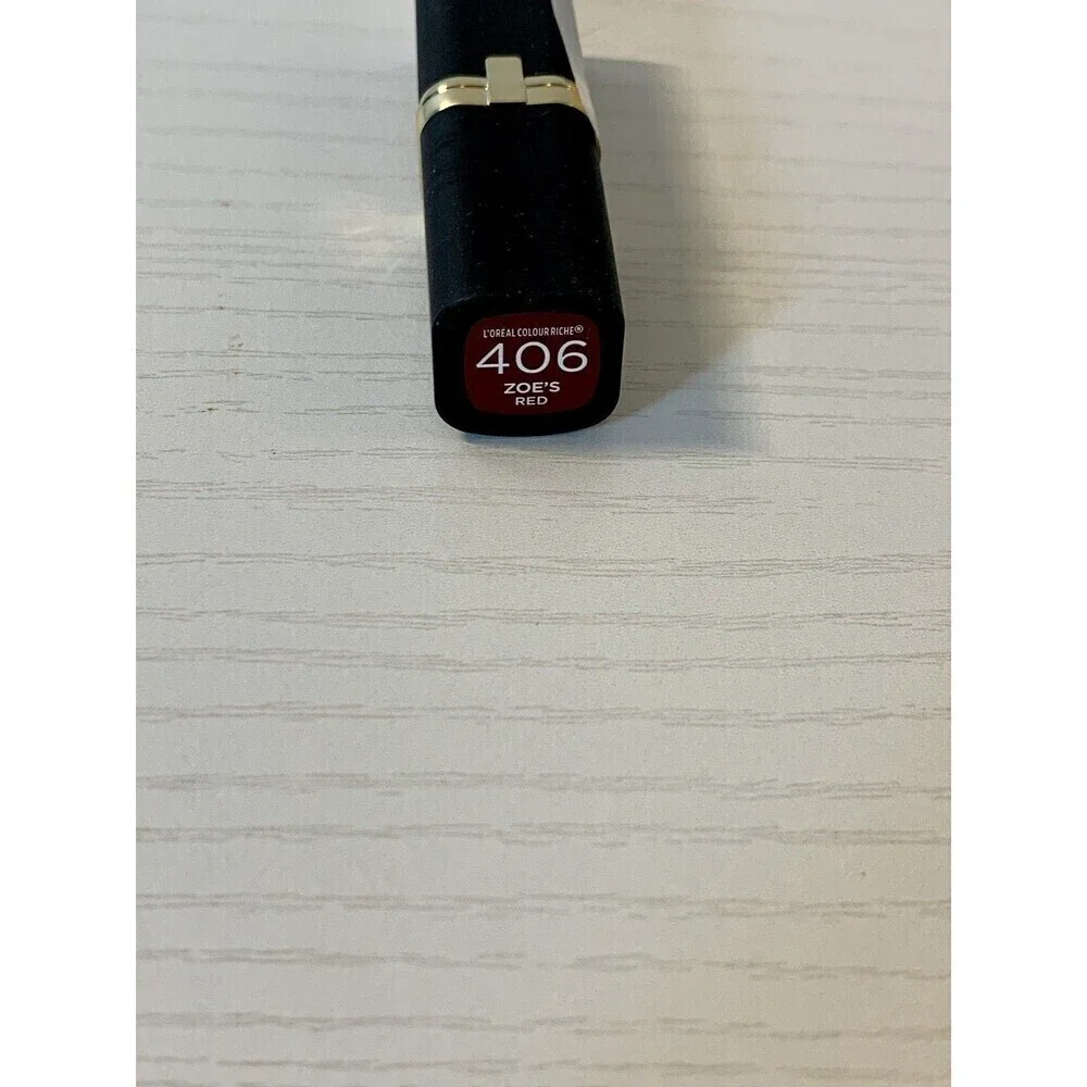 L'OREAL Colour Riche Zoe STAR SECRETS LIPSTICK- 406 Zoe’s RED new